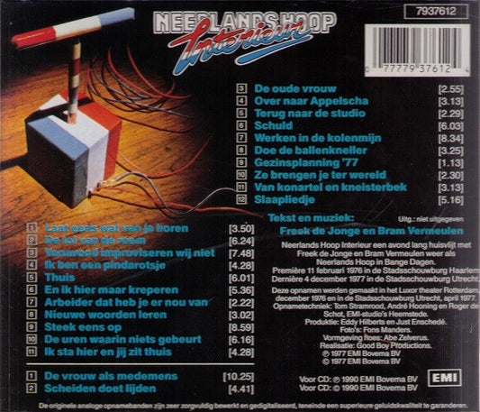Neerlands Hoop In Bange Dagen : Interieur (2xCD, Album, RE)