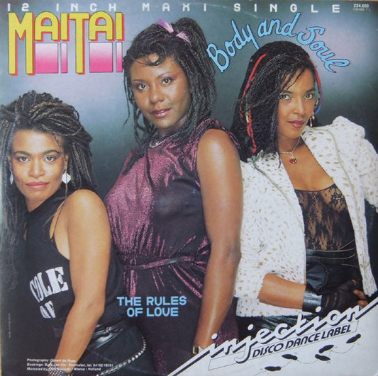 Mai Tai : Body And Soul (12", EP, Maxi)