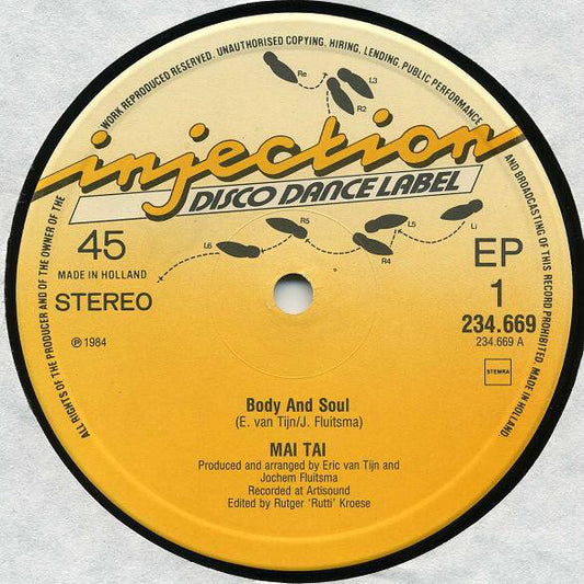 Mai Tai : Body And Soul (12", EP, Maxi)