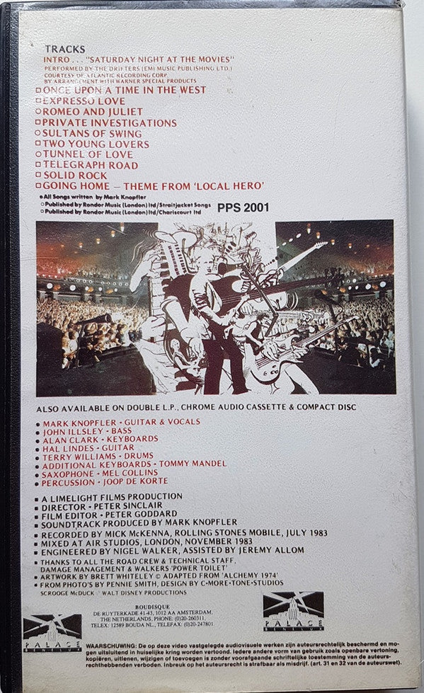Dire Straits : Alchemy - Dire Straits Live (VHS, PAL)