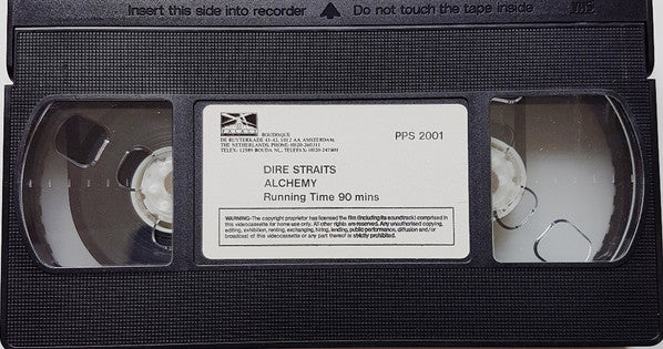 Dire Straits : Alchemy - Dire Straits Live (VHS, PAL)