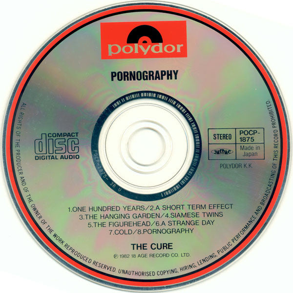 The Cure : Pornography (CD, Album, RE)