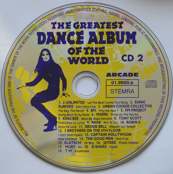Various : Turn Up The Bass Presents - The Greatest Dance Album Of The World (2xCD, Comp)