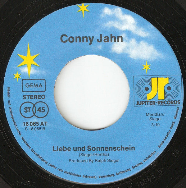 Conny Jahn : Veronika, Der Lenz Ist Da (7", Single)