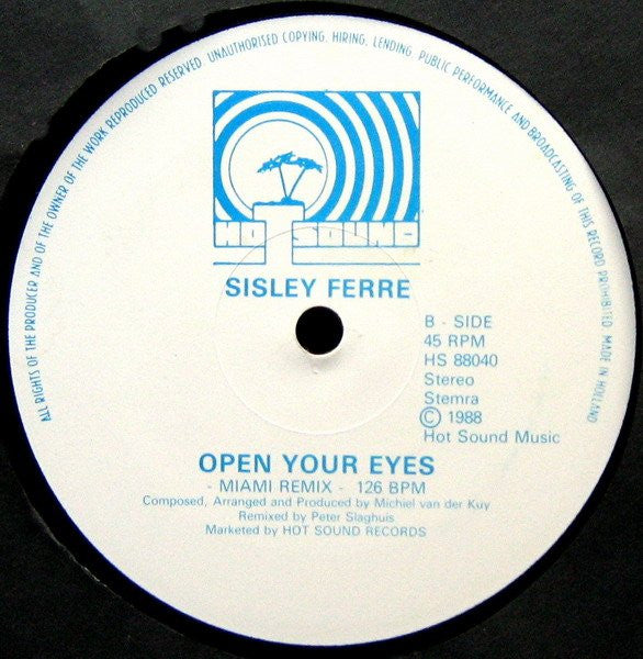 Sisley Ferré : For You (Remix) (12")