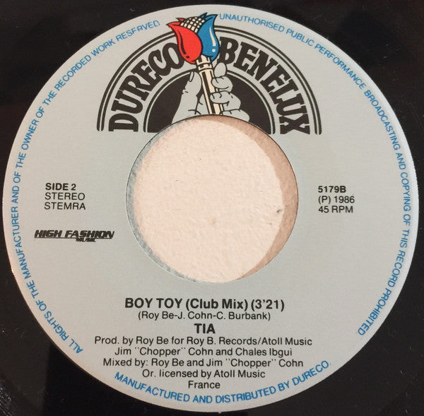 Tia : Boy Toy (7")