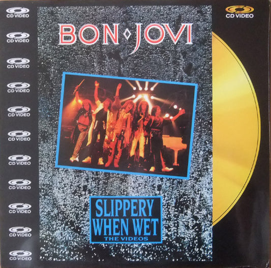 Bon Jovi : Slippery When Wet (The Videos) (CDV, 12", PAL, Sin)