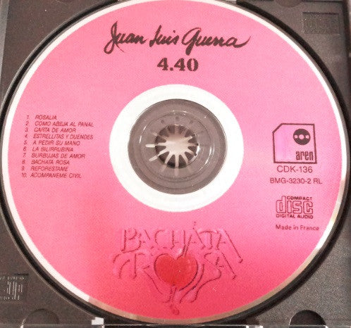 Juan Luis Guerra 4.40 : Bachata Rosa (CD, Album)