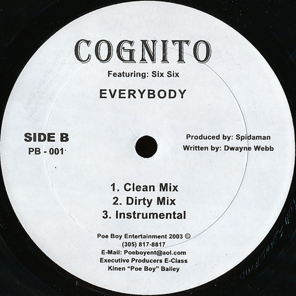 Cognito : Big Bank / Everybody (12")