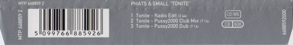 Phats & Small : Tonite (CD, Maxi)
