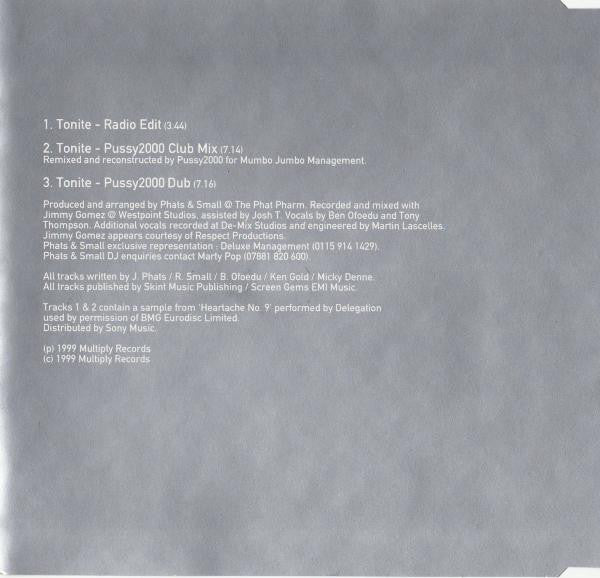 Phats & Small : Tonite (CD, Maxi)