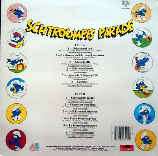 Dorothée, The Smurfs (2) : Schtroumpfs Parade (LP)
