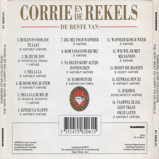 Corry En De Rekels : De Beste Van (CD, Comp)
