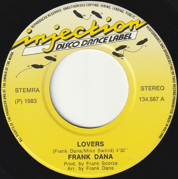 Frank Dana : Lovers (7", Single)