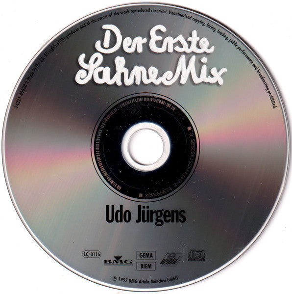 Udo Jürgens : Der Erste Sahne Mix - Das Album (CD, Album)