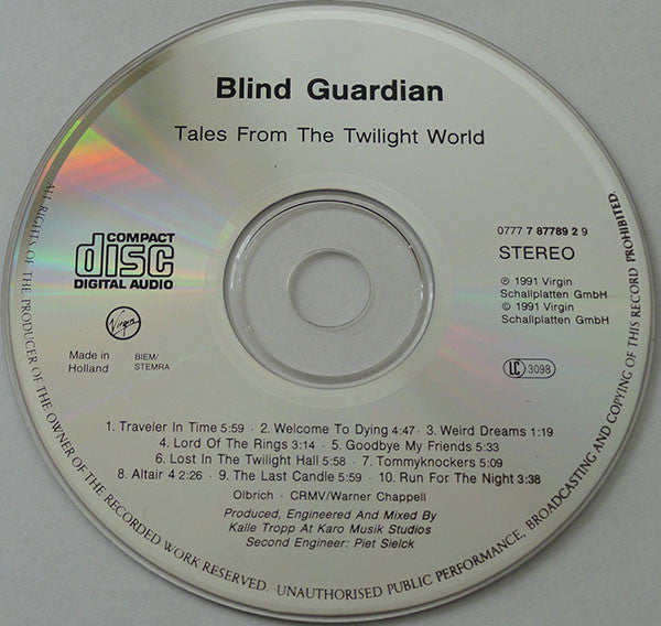 Blind Guardian : Tales From The Twilight World (CD, Album, RE)