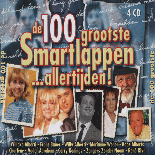 Various : De 100 Grootste  Smartlappen...allertijden! (4xCD, Comp)