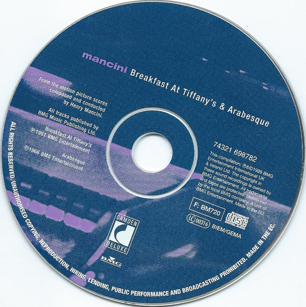 Henry Mancini : Soundtracks Collection - "Breakfast At Tiffany's" & "Arabesque" (CD, Comp)