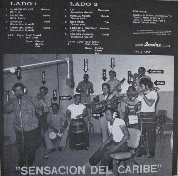 Sensacion Del Caribe : Si Machi No Kier (LP)