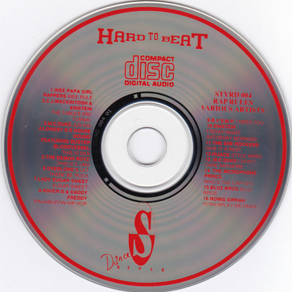 Various : Hard To Beat - Rap Rules (CD, Comp)