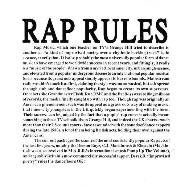 Various : Hard To Beat - Rap Rules (CD, Comp)