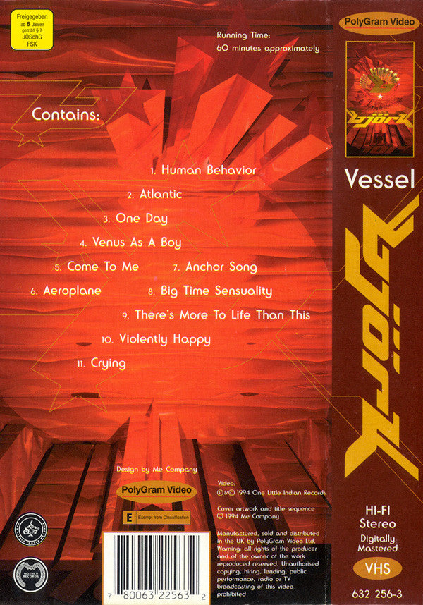 Björk : Vessel (VHS, PAL)