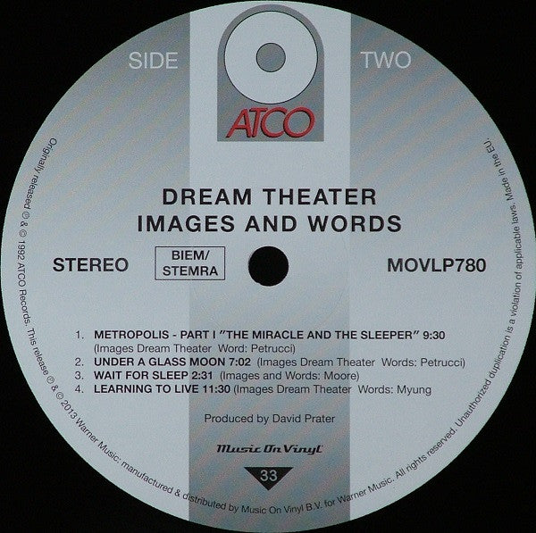 Dream Theater : Images And Words (LP, Album, RE, 180)