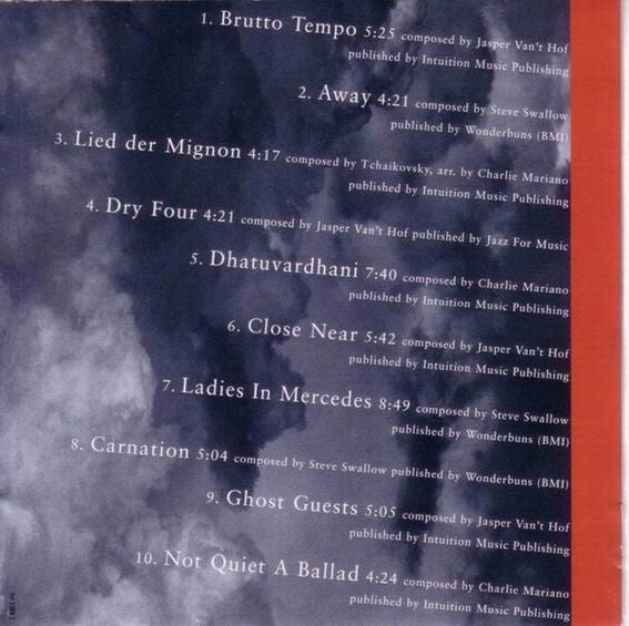 Jasper Van't Hof, Charlie Mariano With Steve Swallow : Brutto Tempo (CD, Album)