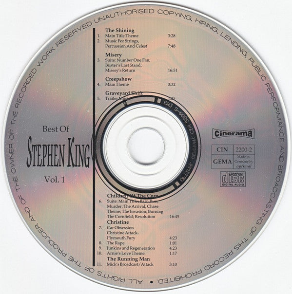 Various : Best Of Stephen King Vol.1 (CD, Album, Comp)