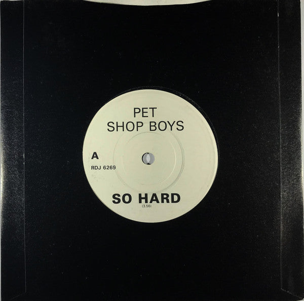 Pet Shop Boys : So Hard (7", Promo)