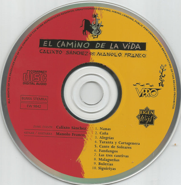 Calixto Sánchez, Manolo Franco : El Camino De La Vida (CD)