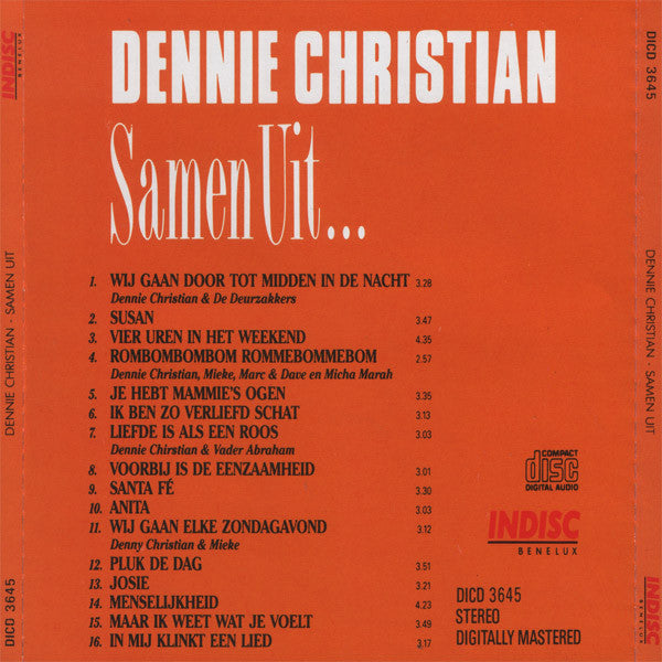 Dennie Christian : Samen Uit... (CD, Album)
