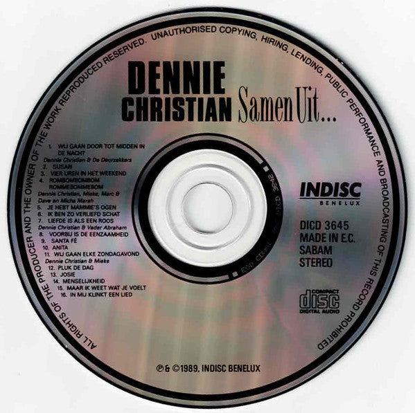 Dennie Christian : Samen Uit... (CD, Album)
