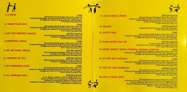 Chic And Sister Sledge : Freak Out / The Greatest Hits Of Chic And Sister Sledge (CD, Comp)