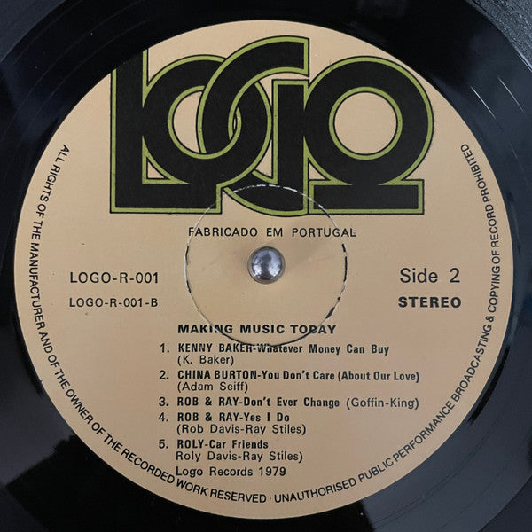 Various : Original Artists Making Music Today (LP, Comp, Promo)
