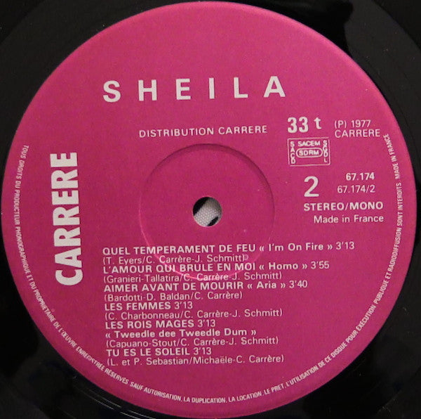 Sheila (5) : L'Arche De Noé (Disque D'Or - 12 Hits 1 Star) (LP, Comp)