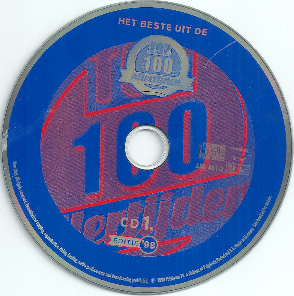 Various : Het Beste Uit De Top 100 Allertijden - Editie '98 (2xCD, Comp)