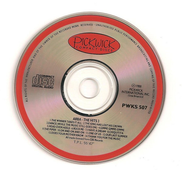 ABBA : The Hits 3 (CD, Comp, RM)