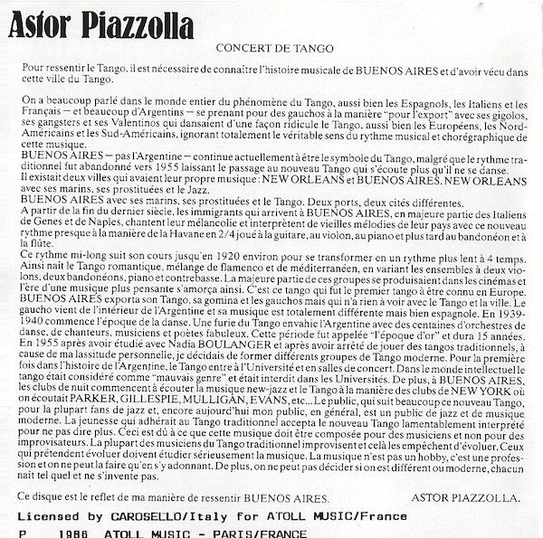 Astor Piazzolla : Plays Astor Piazzolla (CD, Comp, RE)