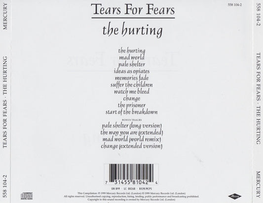 Tears For Fears : The Hurting (CD, Album, RE, RM)