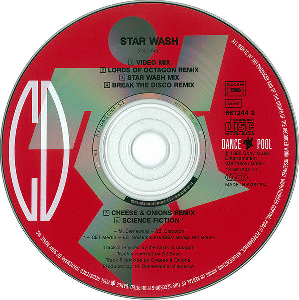 Star Wash : Disco Fans (CD, Maxi)