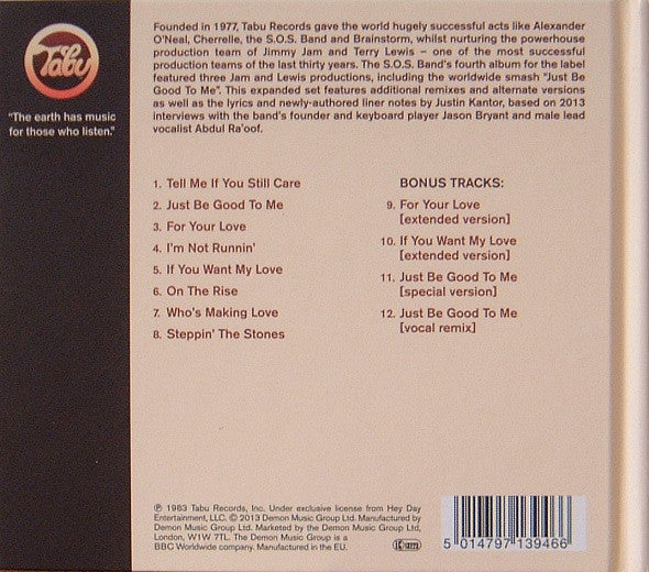 The S.O.S. Band : On The Rise (CD, Album, RE, RM, Del)