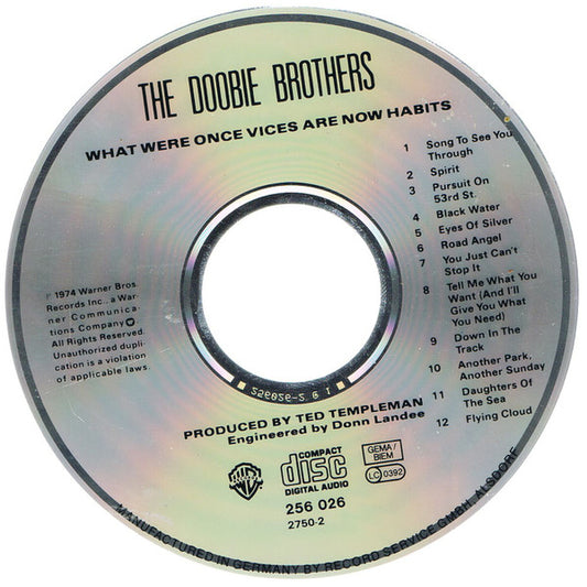 The Doobie Brothers : What Were Once Vices Are Now Habits (CD, Album, RE, RM)