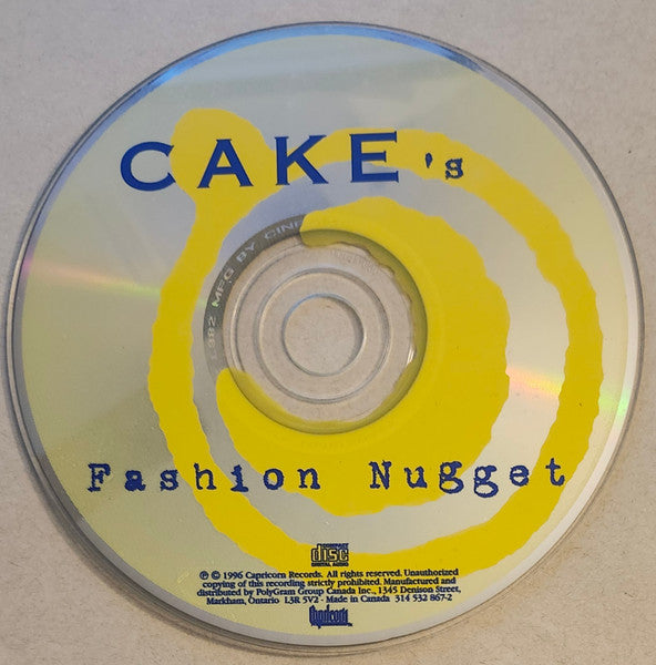 Cake : Fashion Nugget (CD, Album)