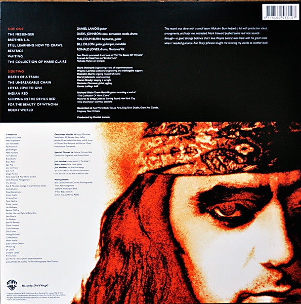Daniel Lanois : For The Beauty Of Wynona (LP, Album)