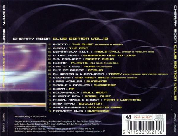 Various : Cherry Moon Club Edition Vol.12 (CD, Comp)