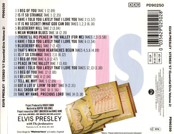 Elvis Presley : Stereo '57 (Essential Elvis Vol.2) (CD, Comp)