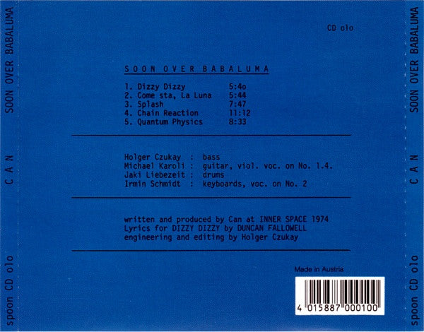 Can : Soon Over Babaluma (CD, Album, RE)