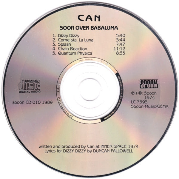 Can : Soon Over Babaluma (CD, Album, RE)