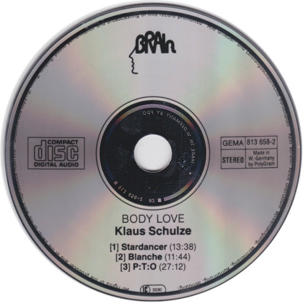 Klaus Schulze : Body Love (CD, Album, RE)